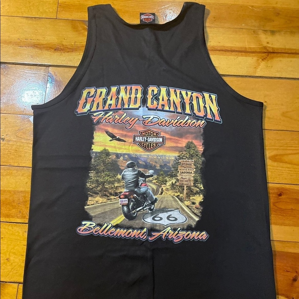 Harley-Davidson Black Grand Canyon Tank Size Large